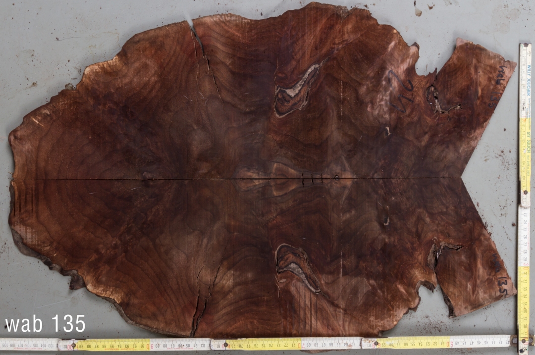 Walnut Burl Top 'WAB135' Book-Matched